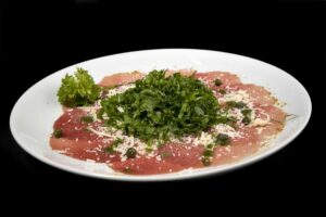 Carpaccio Especial com Molho de Alcaparras pasta 143 7385f5d28a0e6daa578d4583d7d0c51a